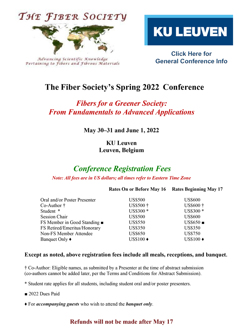 2022 Fiber Society Spring Conference